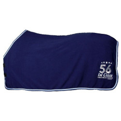 Horka luxe fleecedeken Sequin, Navy