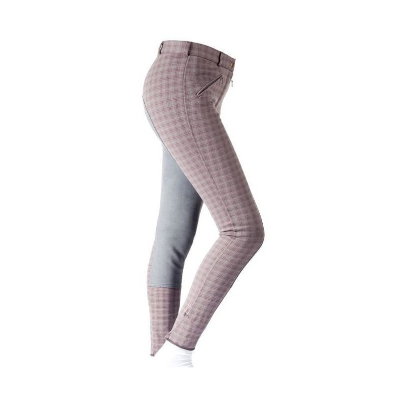 Horze Active Rijbr Ruit Full-Seat, Staalgrijs