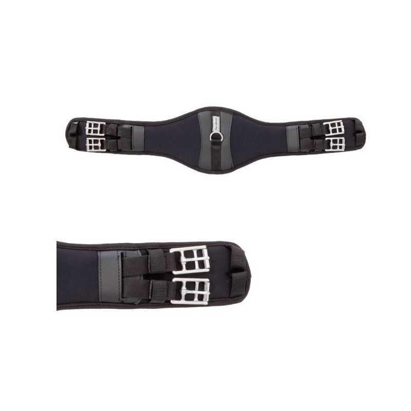 Kavalkade dressuursingel Memory "Comfort" zonder elastiek, Zwart