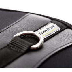 Kavalkade dressuursingel Memory "Comfort" zonder elastiek, Zwart