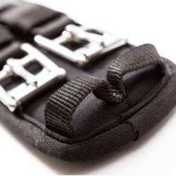 Kavalkade dressuursingel Memory "Comfort" zonder elastiek, Zwart