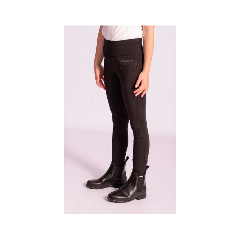 Harry's Horse Rijbroek Equitights Rookie Full Grip, Zwart