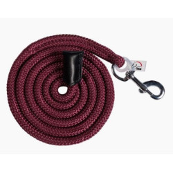 HKM Halstertouw Carlotta met karabijnhaak, Bordeaux