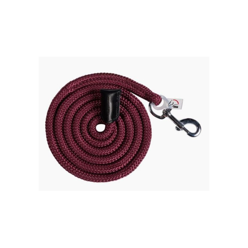 HKM Halstertouw Carlotta met karabijnhaak, Bordeaux