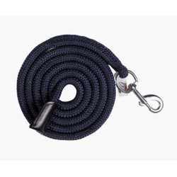 HKM Halstertouw Carlotta met karabijnhaak, Donkerblauw