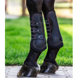 Kantrie Memory Foam Peesbeschermers, Zwart