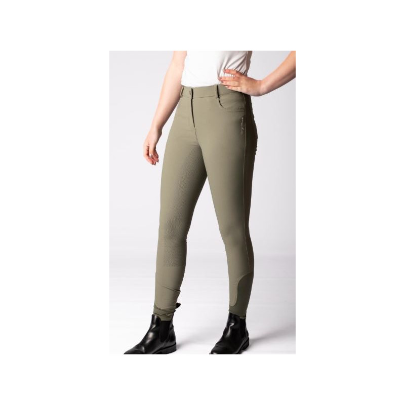 Harry's Horse Rijbroek Lockwood Full Grip, Olijfgroen