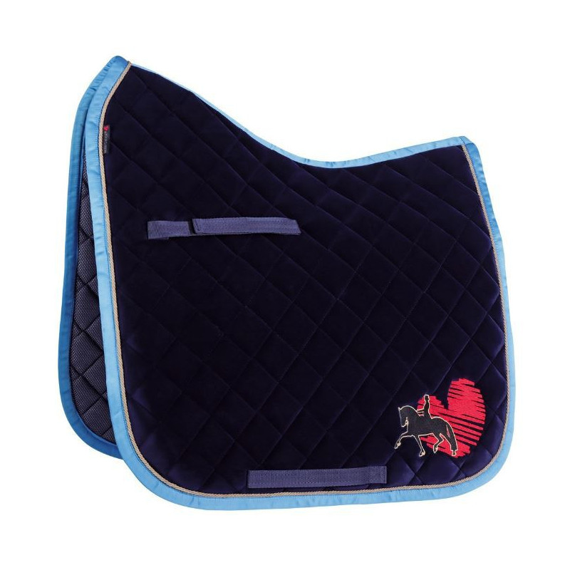 Harry's Horse Zadeldek Friesian Style, Navy