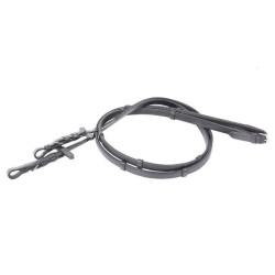 Harry's Horse Soft Leder Teugels met stops, Zwart