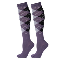 Harry's Horse Kniekous Argyle, Paars