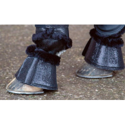 HKM Springschoenen Glitter, Zwart