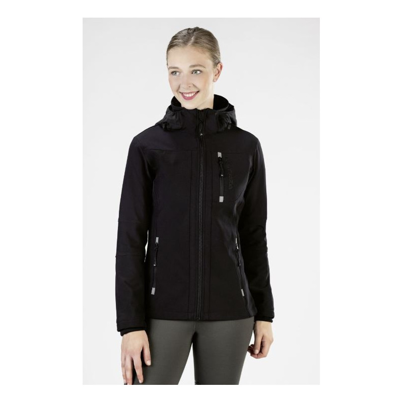 HKM softshell damesjas Sport, Zwart