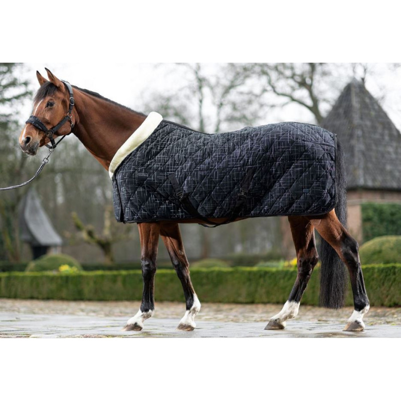 HKM Tranportdeken Port Royal, Zwart/Zilver