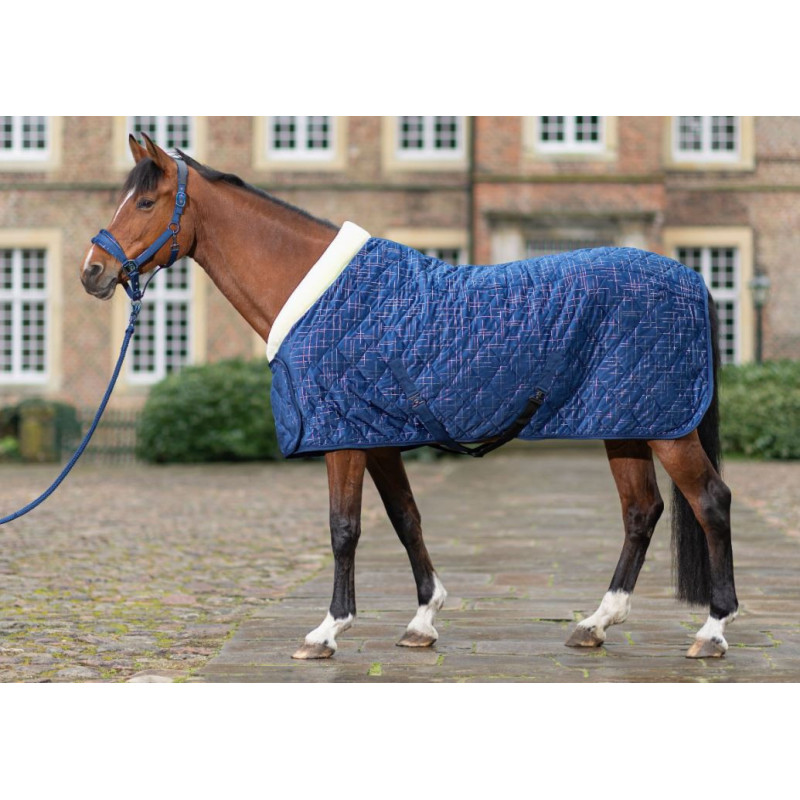 HKM Transportdeken Port Royal, Donkerblauw/Zilver