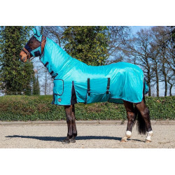 HKM Vliegendeken met vaste hals Lissabon Style, Aqua