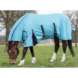 HKM Vliegendeken met vaste hals Lissabon Style, Aqua