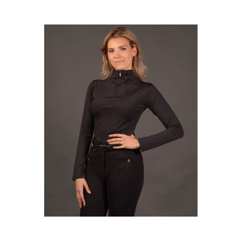 Harry's Horse Shirt Equitrainer, Lange Mouw, Zwart