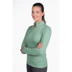 HKM Shirt Basic, lange mouw, Lichtgroen