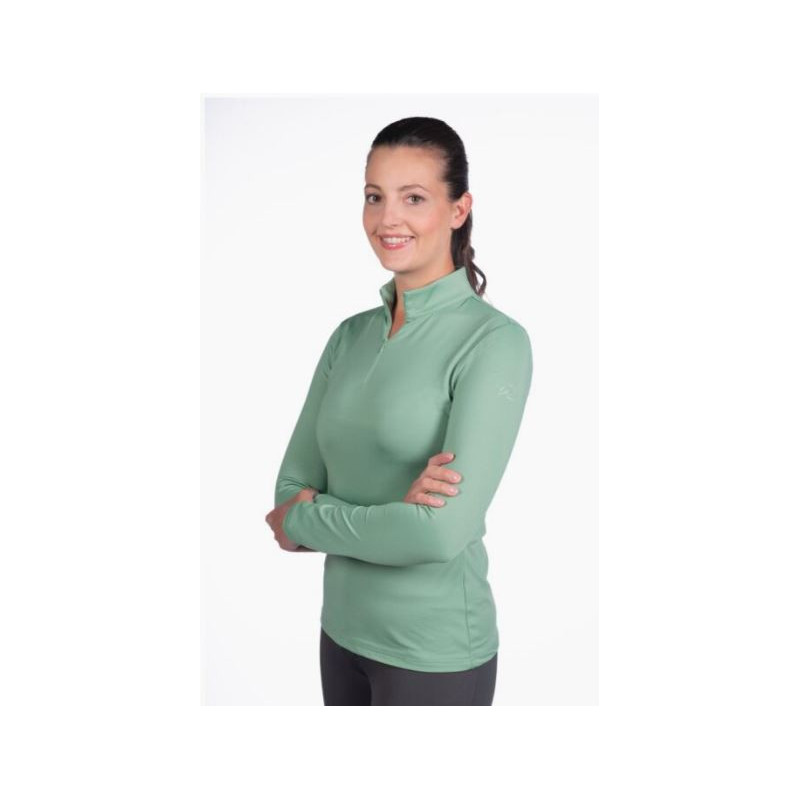 HKM Shirt Basic, lange mouw, Lichtgroen