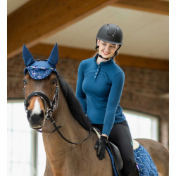 HKM Shirt lange mouw Port Royal, Deep Blue