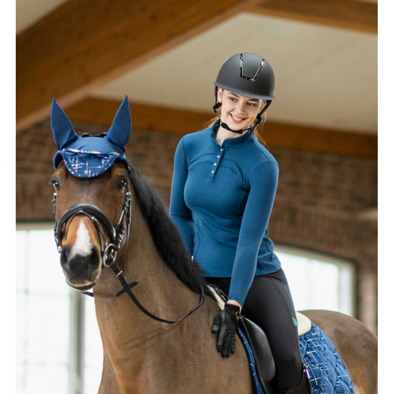 HKM Shirt lange mouw Port Royal, Deep Blue