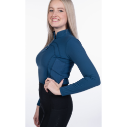 HKM Shirt Port Royal, lange mouw, Zwart