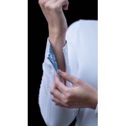 HKM Wedstrijdshirt Hunter, lange mouw, Wit