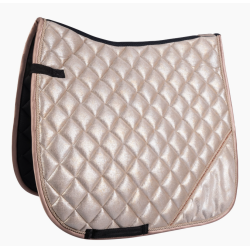 HKM zadeldek Rosegold Glitter Style, Vanille