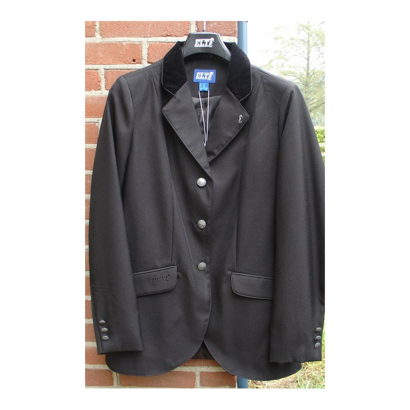 ELT wedstrijdjasje, zwart/zwart