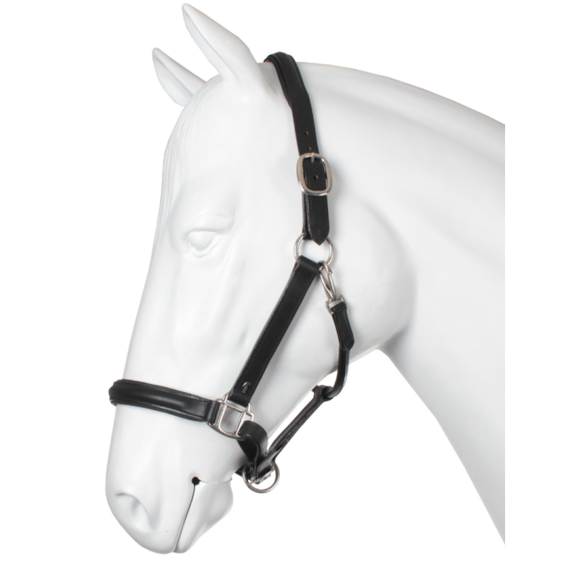 Horka Luxe Leren Halster 180221, Zwart