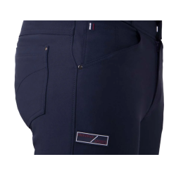 QHP Heren Rijbroek Novan Knie Grip, Navy