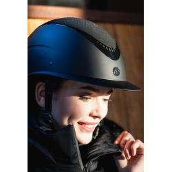 HKM Veiligheidshelm Alarion Diamond, Zwart/Zwart