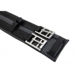 Horka Waffle Weave dress.singel (sharkskin), Zwart